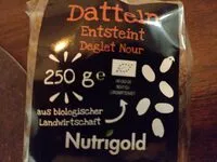 Mängden socker i Datteln Entsteint Deglet Nour