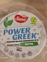 Mängden socker i power greek fetta