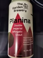 Mängden socker i planina double imperial affogato stout