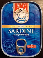 Mängden socker i Sardines in oil