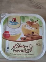 Mängden socker i svježi sirni deserts s pečenim jabukama