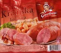 Mängden socker i Kranjska kobasica