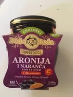 Mängden socker i Aronija i Naranča ekstra džem s više naranče