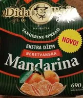 Mängden socker i Confiture de mandarine