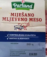 Mängden socker i Miješano mljeveno meso