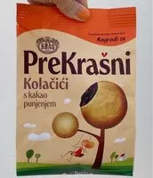 Mängden socker i prekrašni kolačići s kakao punjenjem