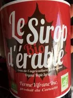 Mängden socker i Sirop bio d'érable
