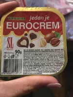 Mängden socker i Eurocrem Brotaufstrich