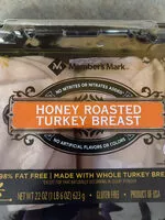 Mängden socker i honey roasted turkey breast