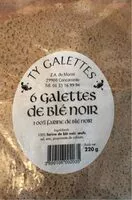 Mängden socker i Galettes de blé noir