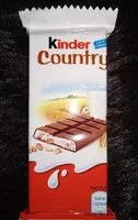 Mängden socker i Kinder country