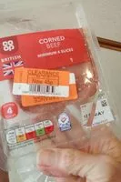 Mängden socker i Corned beef