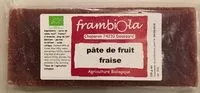 Mängden socker i Pâte de fruit fraise