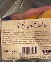 Mängden socker i 4 burger briochés