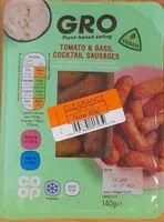 Mängden socker i Tomato and basil cocktail sausages