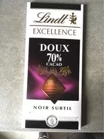 Mängden socker i Chocolat noir 70% cacao
