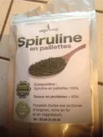 Mängden socker i Spiruline en paillettes