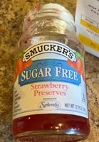 Mängden socker i Sugar frree strawberry  preserves