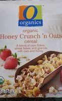Mängden socker i Organic Honey Crunch 'n Oats
