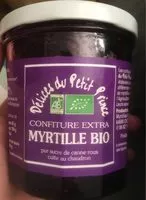 Mängden socker i Confiture extra myrtille bio