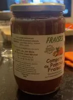 Mängden socker i compote de pommes fraises