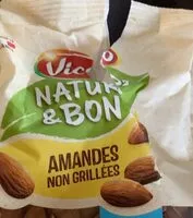 Mängden socker i Amandes non grillees