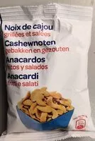 Mängden socker i Noix de cajou