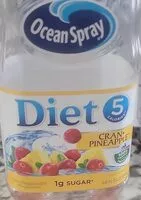 Mängden socker i Diet Cran-Pineapple Juice
