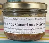 Mängden socker i Terrine de canard aux noisettes