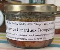 Mängden socker i Terrine de canard aux trompettes de la mort