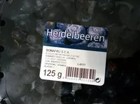 Mängden socker i Heidelbeeren
