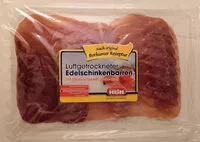 Mängden socker i Dieter Hein Luftgetrockneter Edelschinkenbarren