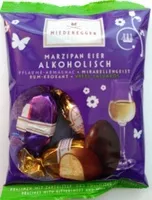 Mängden socker i Marzipaneier alkoholisch