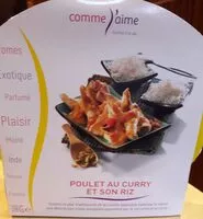 Mängden socker i Poulet au curry et son riz