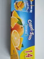 Mängden socker i Boisson aux fruits plate orange Capri Sun