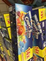 Mängden socker i Boisson aux fruits plate multivitamines Capri Sun