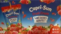 Mängden socker i Capri Sun Fruit crush framboise fraise