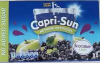 Mängden socker i Capri-Sun Blackcurrant & Apple