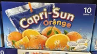 Mängden socker i Capri-Sun Orange