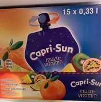 Mängden socker i Capri-sonne Multivitamin 33 Cl, 15 Sachets