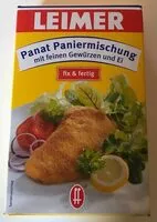 Mängden socker i Panat Paniermischung