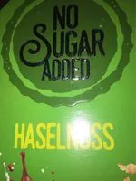 Mängden socker i No sugar added Haselnuss