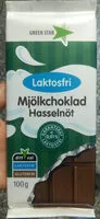 Mängden socker i Laktosfri mjölkchoklad hasselnöt