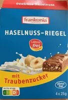 Mängden socker i Hasselnuss Riegel