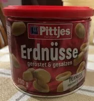 Mängden socker i Peanuts roasted & Salted