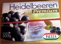 Mängden socker i Heidelbeeren