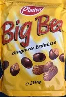 Mängden socker i Big Ben Dragierte Erdnüsse