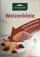 Mängden socker i Weizenkleie