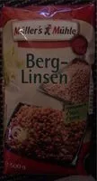 Mängden socker i Berglinsen