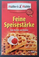 Mängden socker i Speisestärke